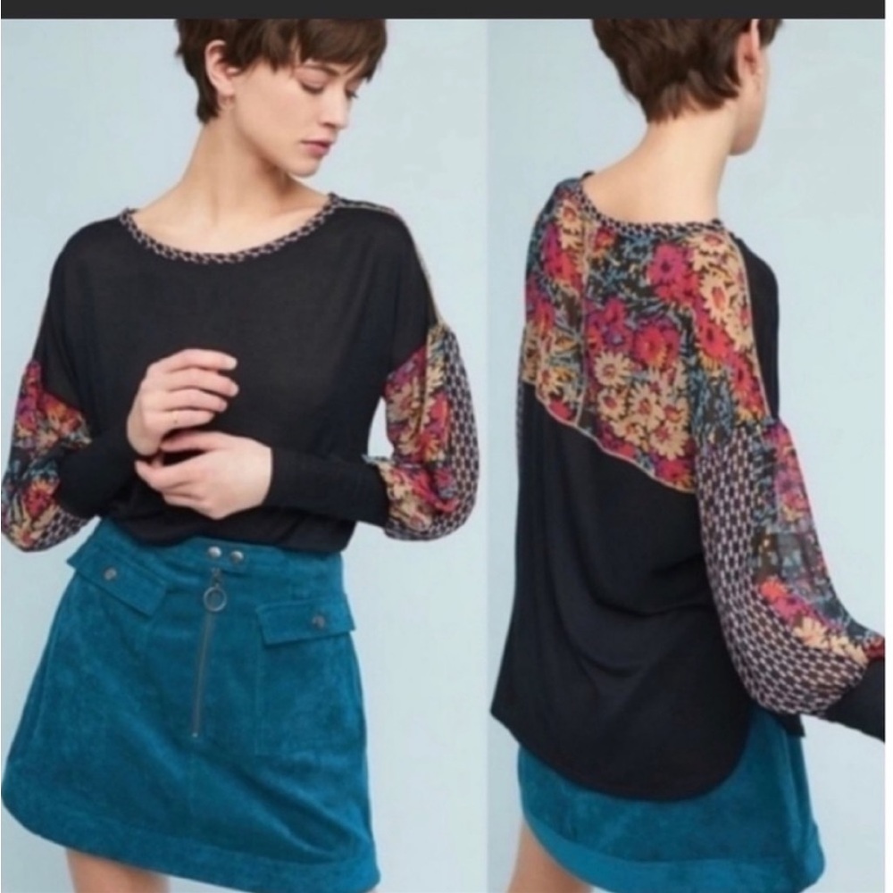 Anthropologie RAYE  Floral Top